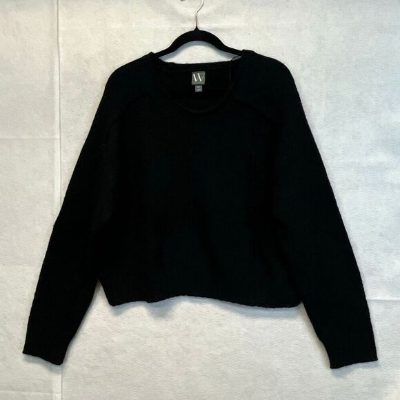 WORTHINGTON Womens Sweater XXL Crew Neck Long Sleeve Pullover Black NEW - Picture 4 of 15